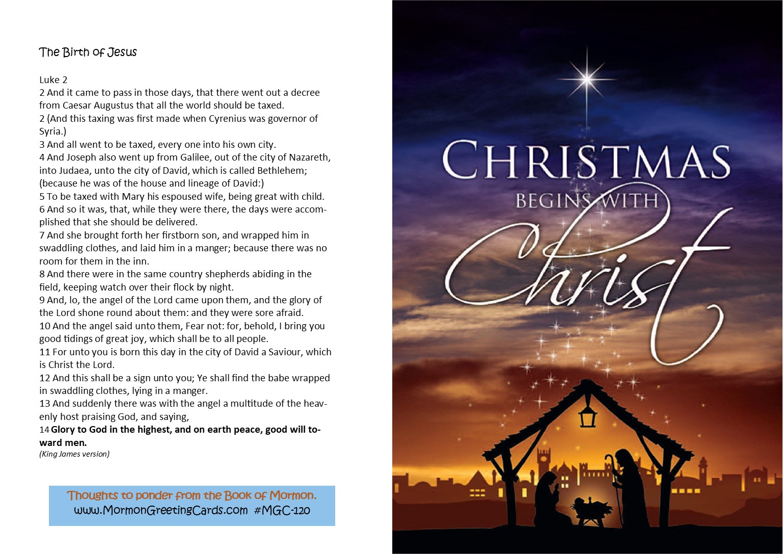 Card: Christmas with Luke 2