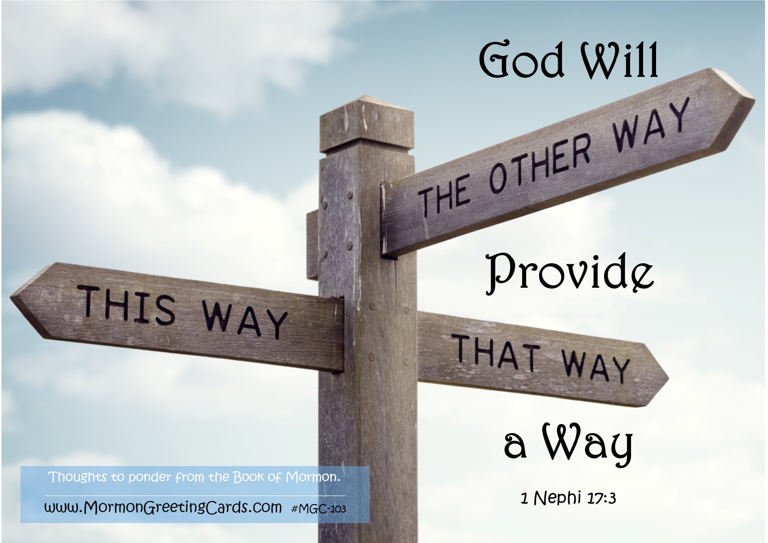 Card: God Will Provide a Way