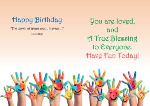 Card: Birthday-Happy Hands