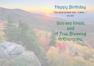 Card: Birthday-Autumn Colors